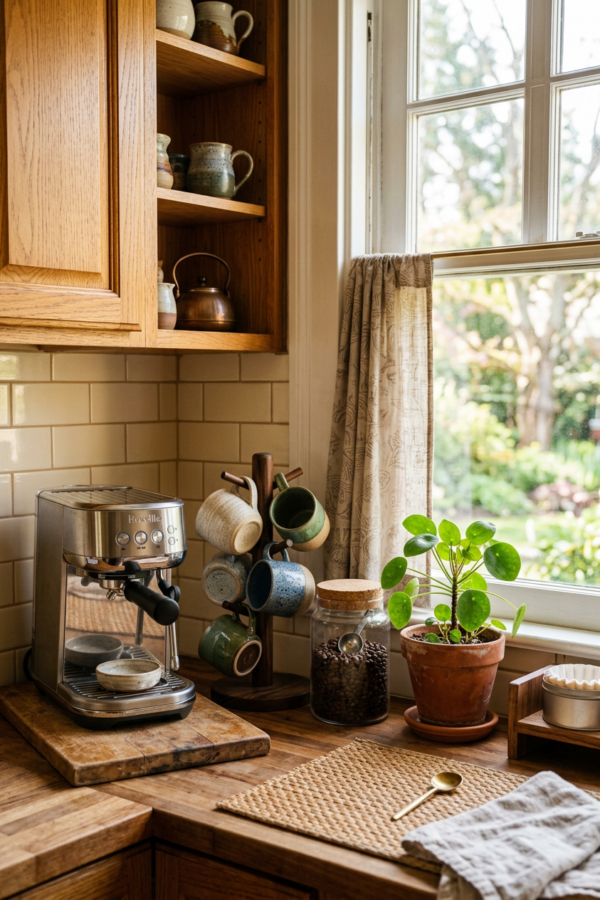 12 Coffee Bar Ideas for Small Kitchens