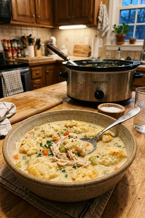 Crockpot Chicken and Dumplings