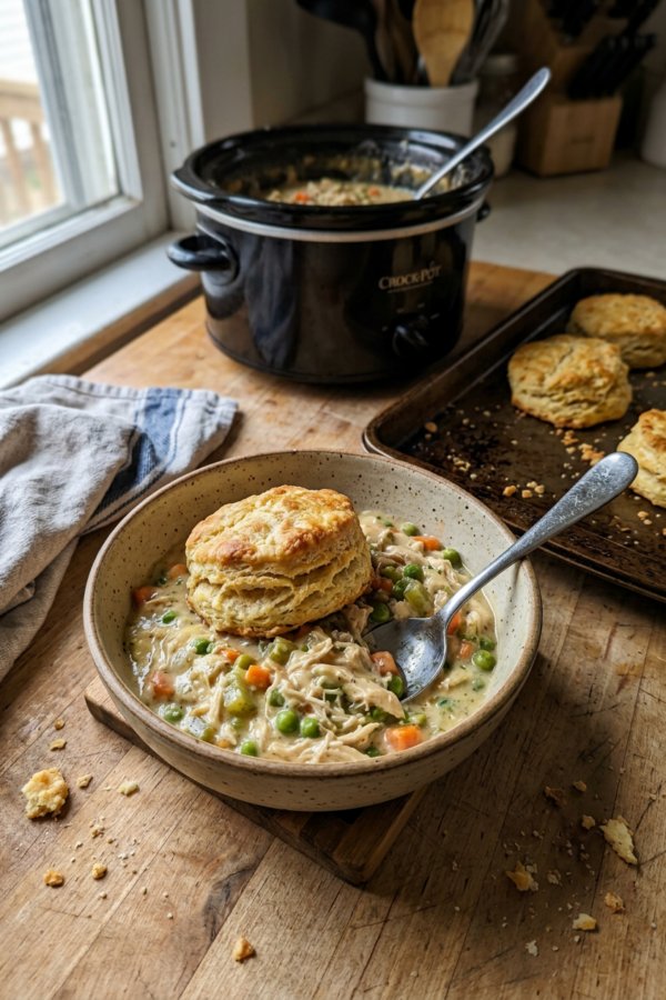 Crockpot Chicken Pot Pie