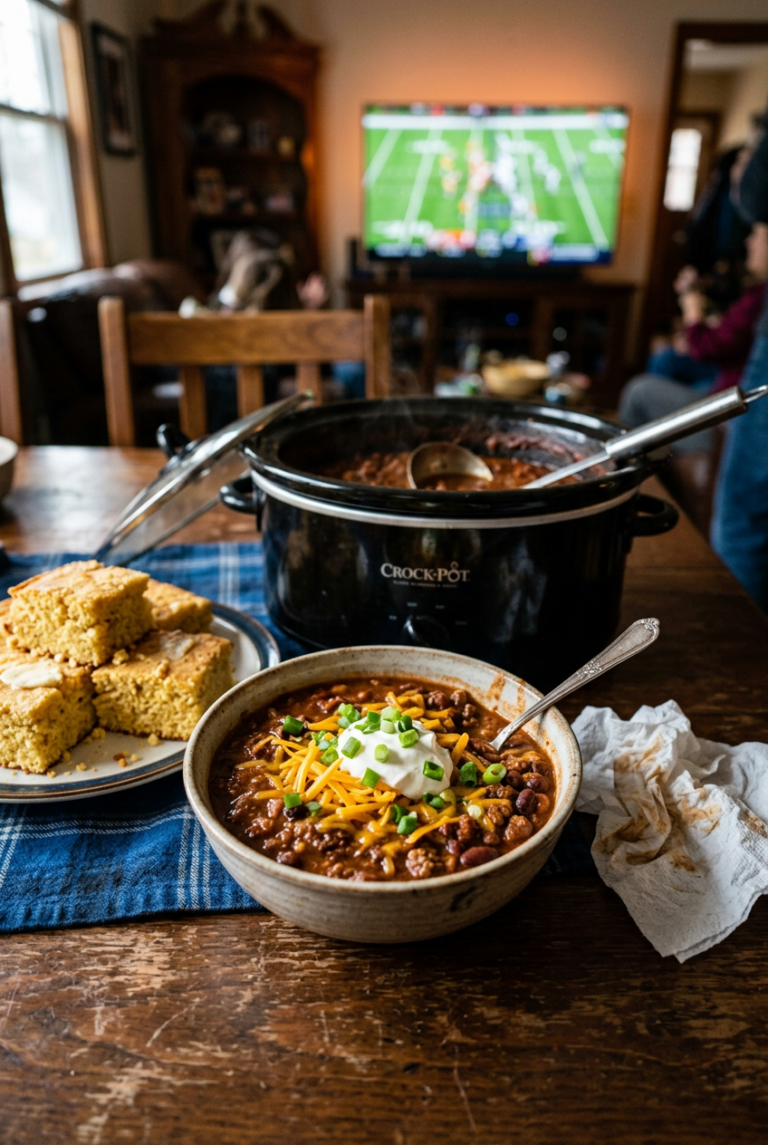 Easy Crockpot Chili (Classic Beef and Bean)