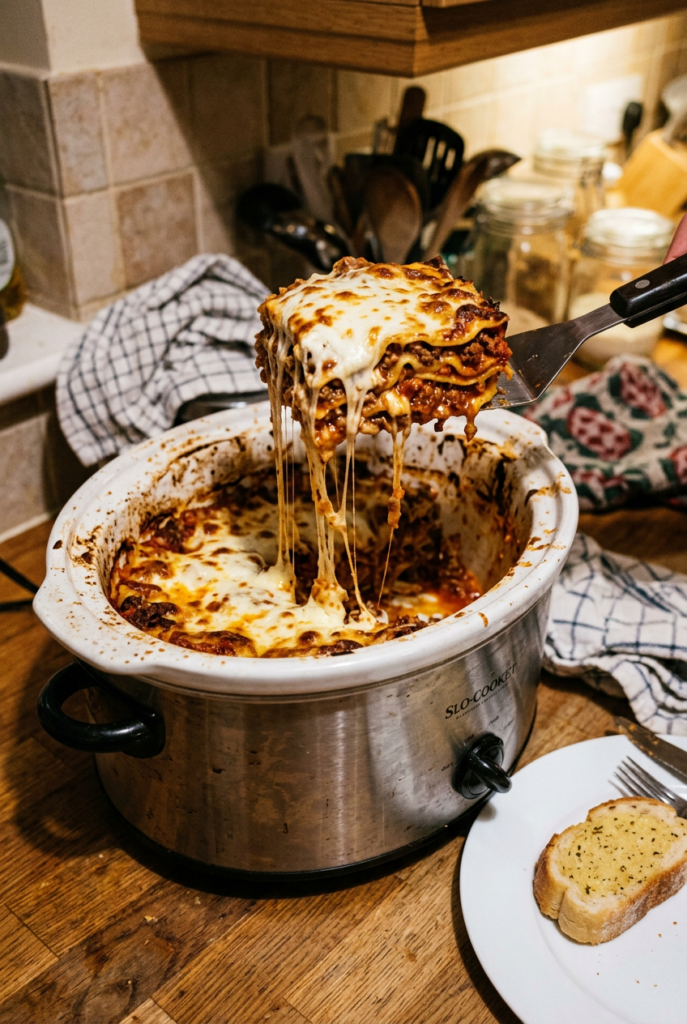 Crockpot lasagna