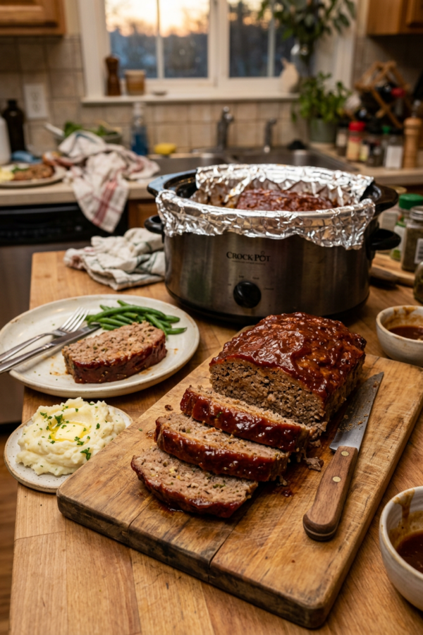 Crockpot Meatloaf