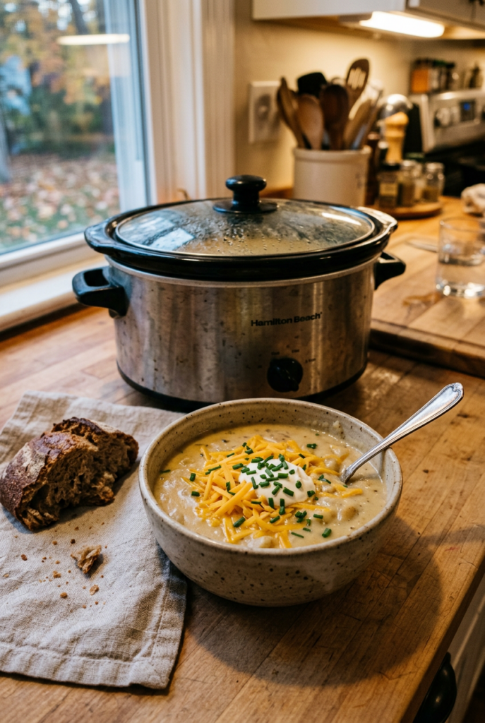 Crockpot potato soup