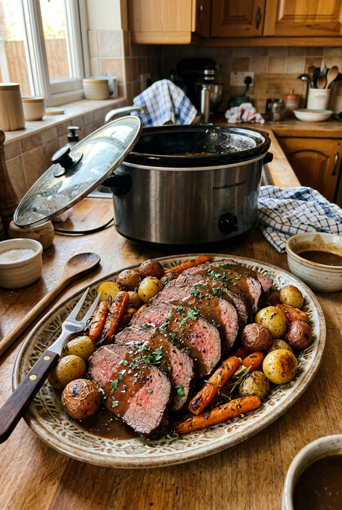 Crockpot rump roast