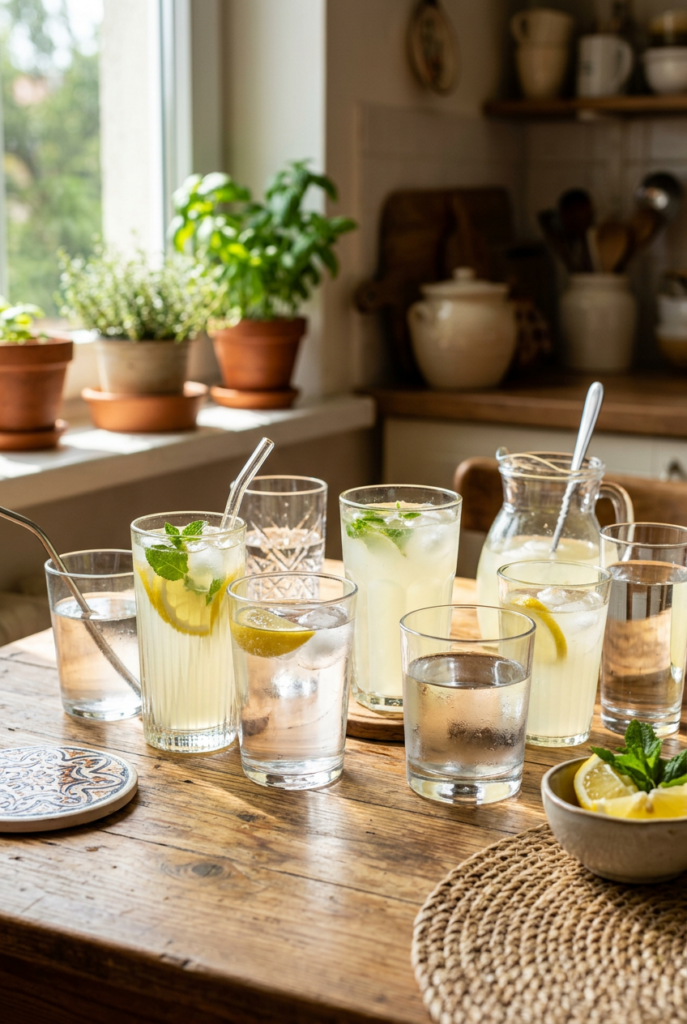 Drinking glasses