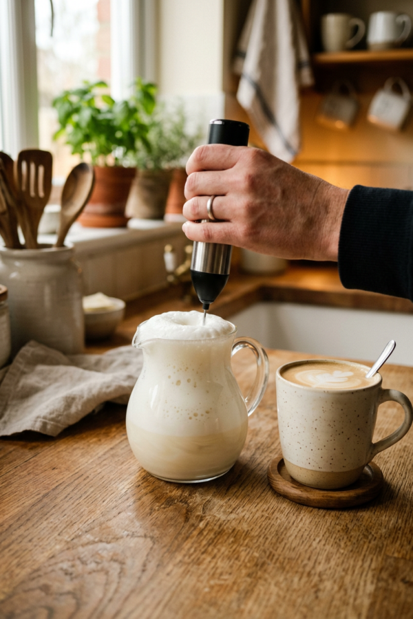 How to Froth Milk at Home (Frother, Jar or Whisk)
