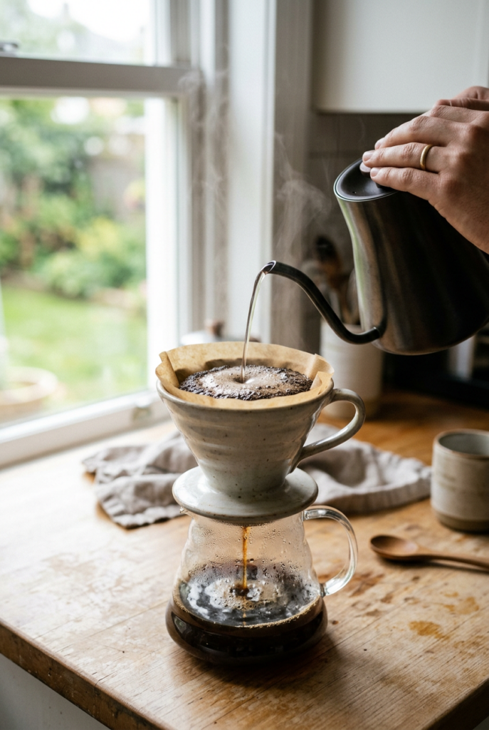 Pour over coffee