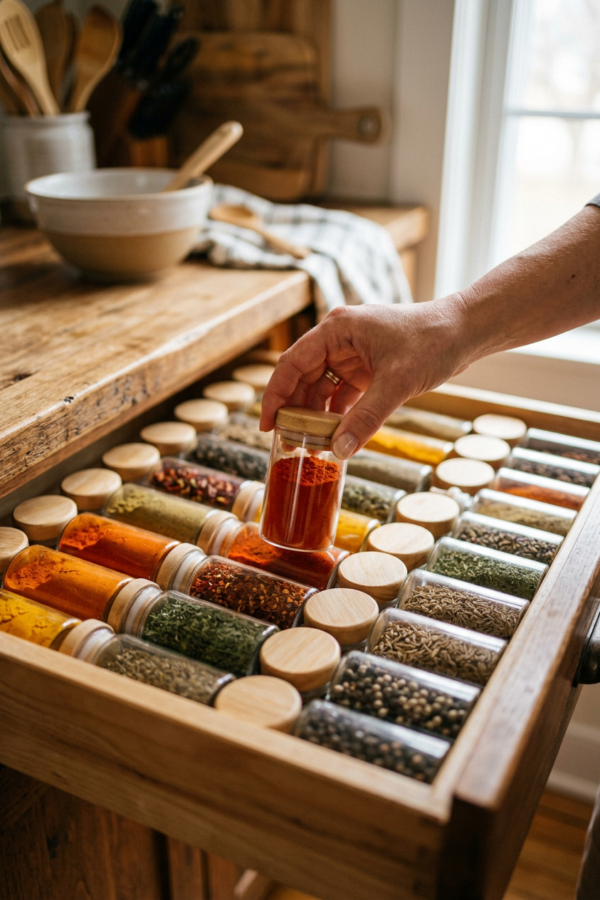 How to Organize Spices (A System That Stays Tidy)