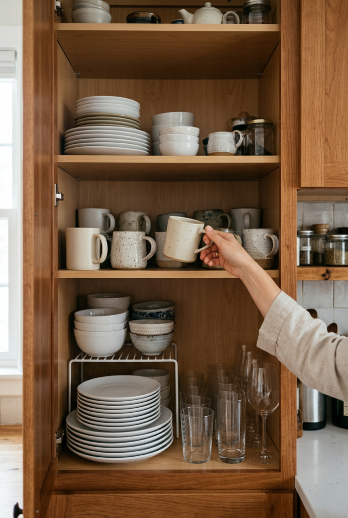 Kitchen cabinet organizers