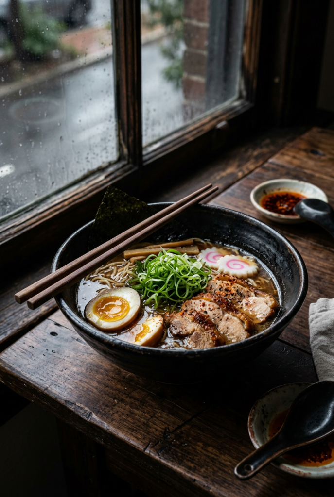 Ceramic ramen bowl