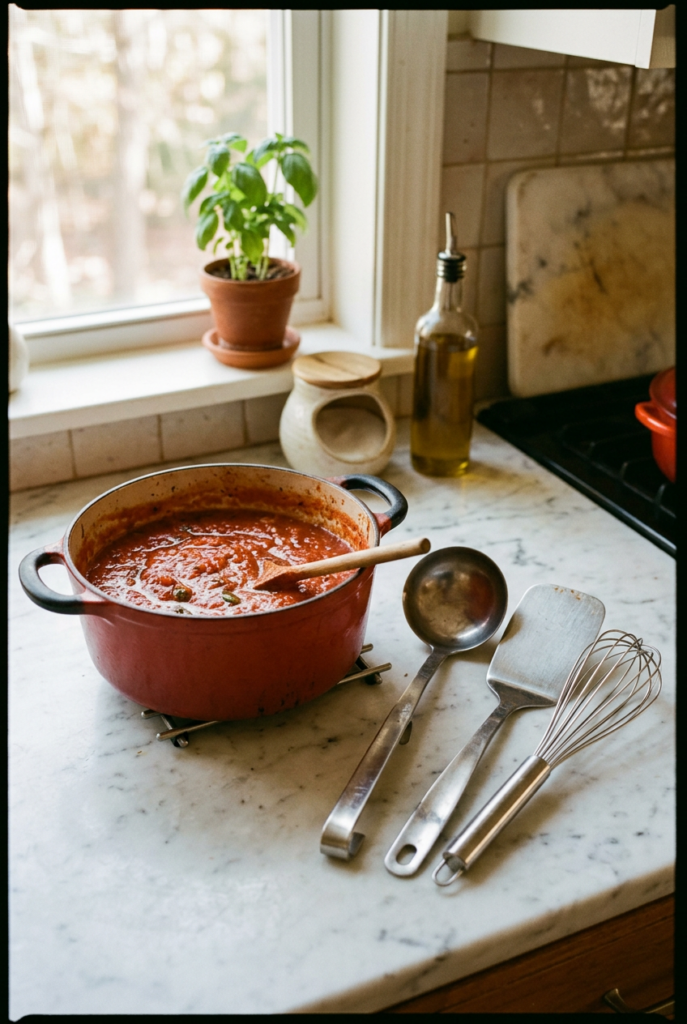 Stainless steel cooking utensils