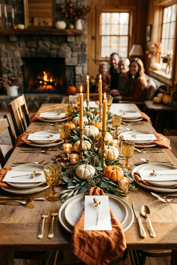 Thanksgiving table setting ideas